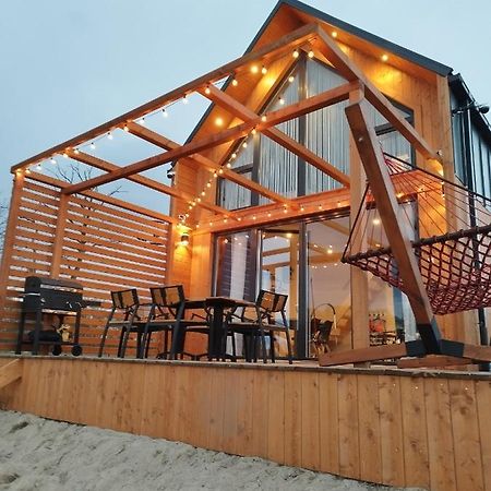 Domino - Domek Nad Jeziorem Bieniowice Ngoại thất bức ảnh
